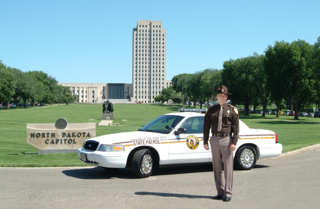 Trooper of the Year Award North Dakota State Highway Patrol